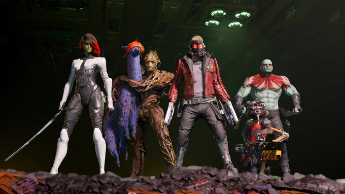 Marvel's Guardians of the Galaxy characters in 4K