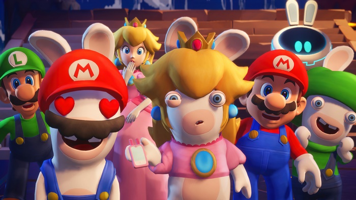 Mario and Rabbids from Mario + Rabbids Sparks of Hope