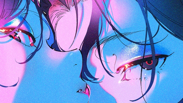 Anime girls close up 4K