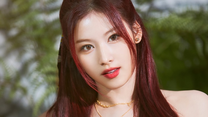 Sana from Twice in Alcohol-Free Concept