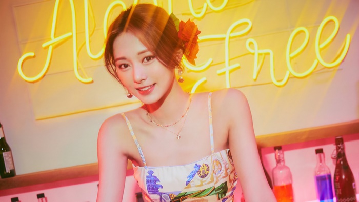 Tzuyu from TWICE in Alcohol-Free concept