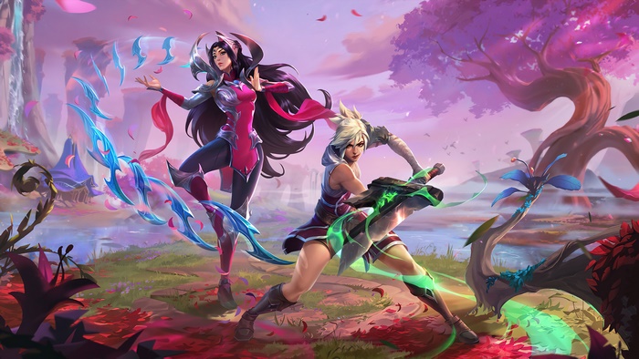 Irelia and Riven from League of Legends