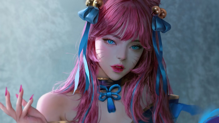 Ahri from League of Legends, Spirit Blossom skin