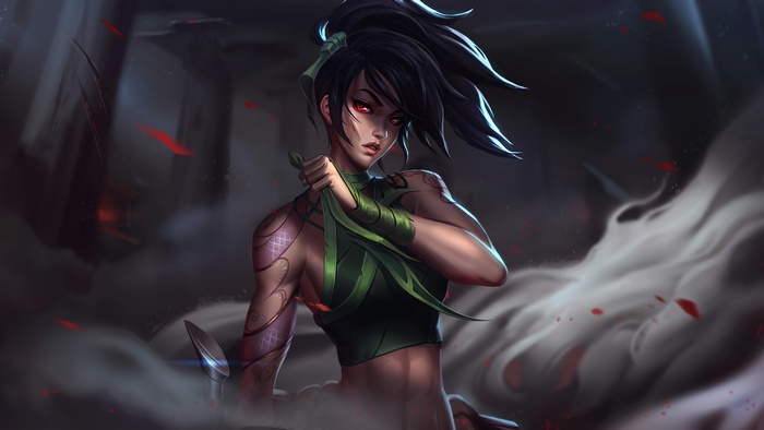 Akali from League of Legends 4K
