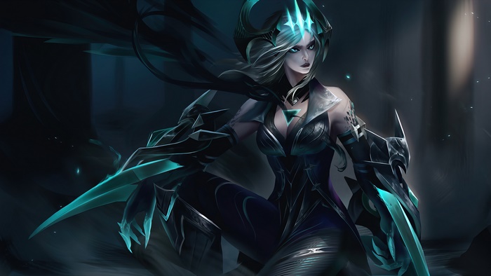 Ruined Shyvana from League of Legends 4K