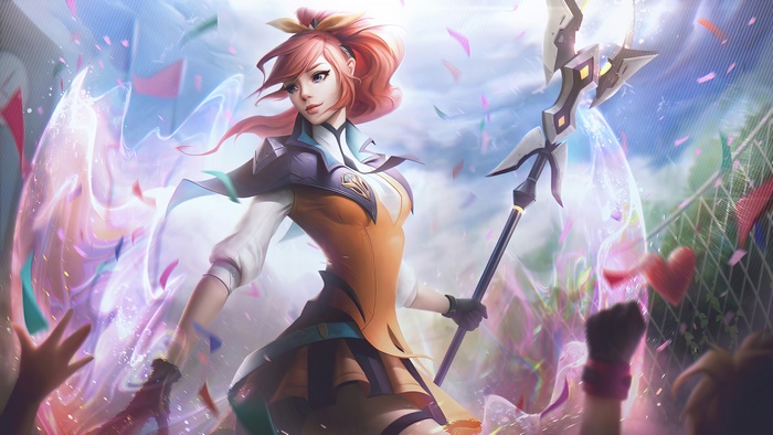 Lux from League of Legends Battle Academia 4K