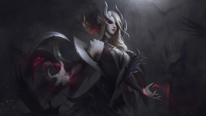 Morgana from League of Legends Coven 4K