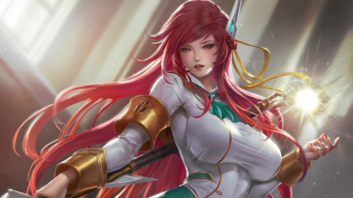 Lux from League of Legends Battle Academia 4K