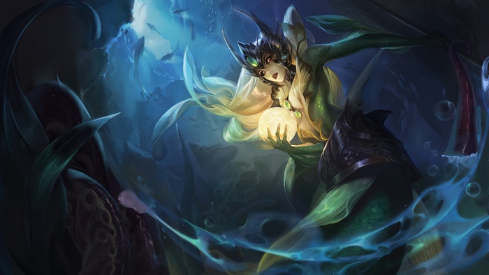 Nami from League of Legends game art