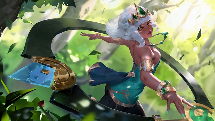 Qiyana from League of Legends art 4K