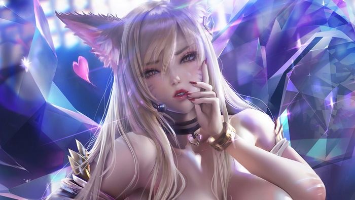 KDA Ahri from League of Legends 4K Art
