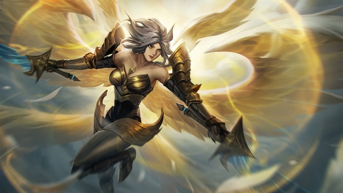 Kayle from League of Legends game 4K