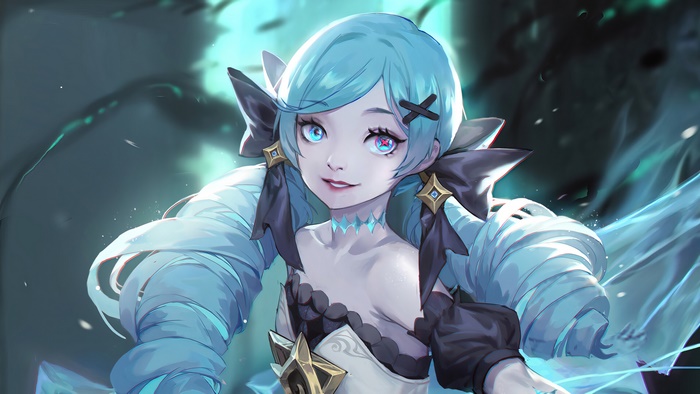 Gwen from League of Legends in