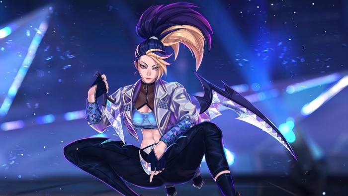 Akali from League of Legends K/DA All Out 4K
