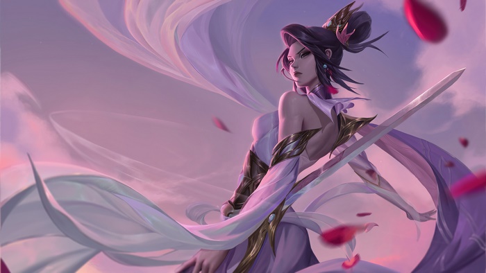 Fiora Soaring Sword Artwork 4K