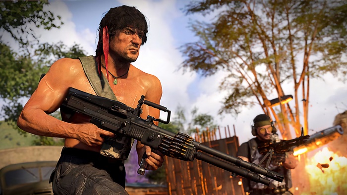 Rambo from Call of Duty Warzone 4K