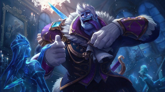 Frozen Dr. Mundo from League of Legends 4K