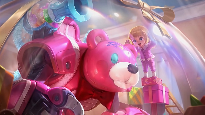 Jawhead Candy Bear skin from Mobile Legends 4K