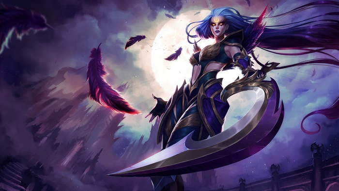 Diana the Dark Valkyrie from League of Legends Wild Rift 4K
