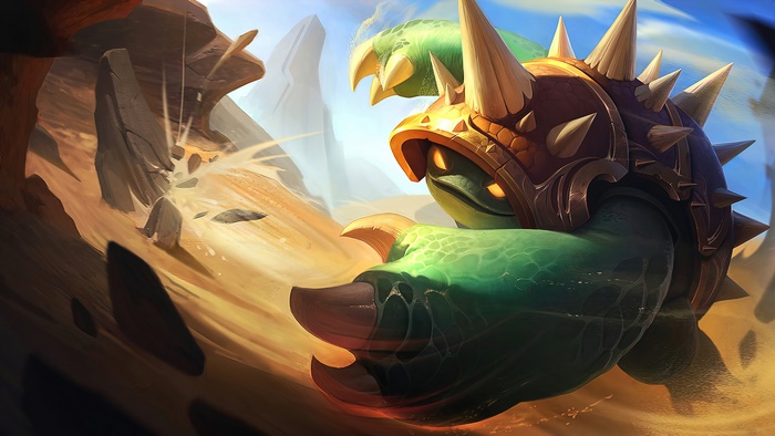 Rammus from League of Legends: Wild Rift Splash Art