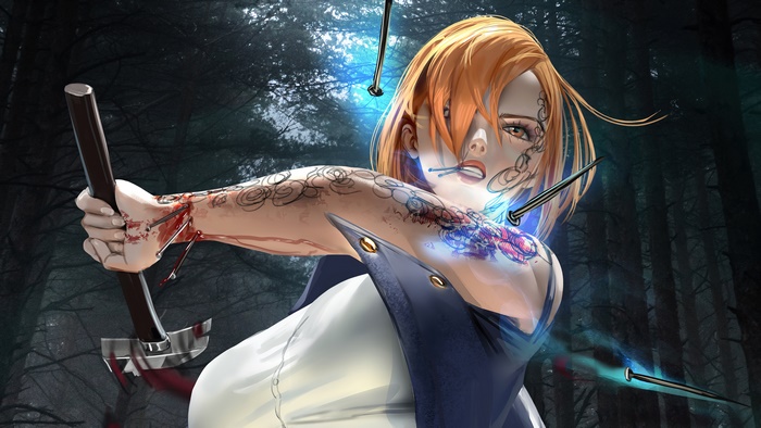 Nobara Kugisaki from Jujutsu Kaisen with nails