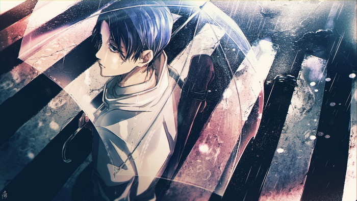 Yuta Okkotsu from Jujutsu Kaisen in the Rain