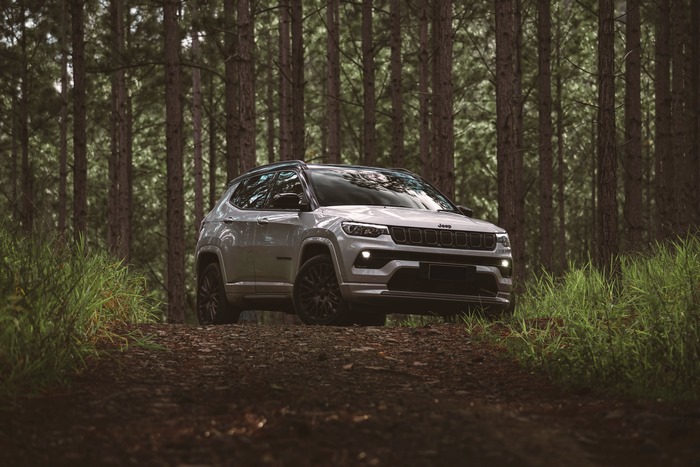 2021 Jeep Compass S AU-spec SUV in forest