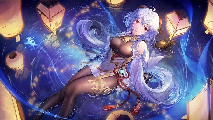 Ganyu from Genshin Impact in 4K Art