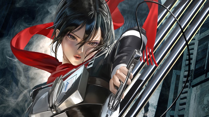 Mikasa Ackerman from Attack on Titan 4K