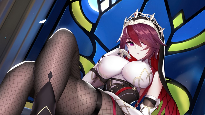 Rosaria from Genshin Impact in 4K