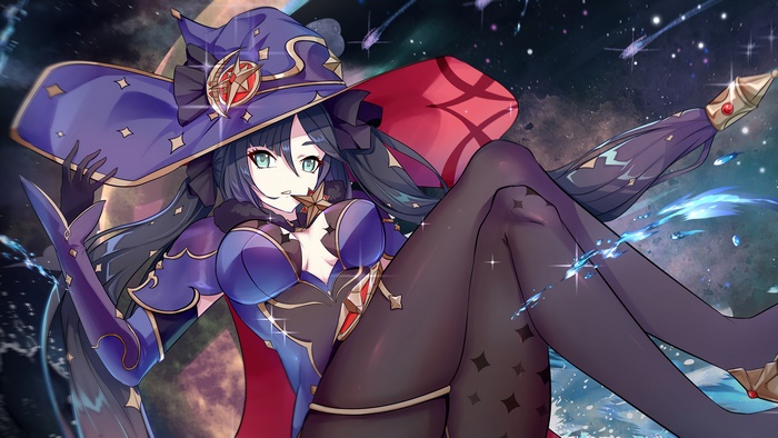 Mona from Genshin Impact 4K Artwork