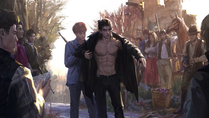 Eren Yeager and Yeagerists from Attack on Titan