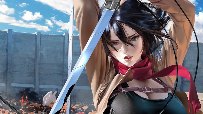 Mikasa Ackerman from Attack on Titan