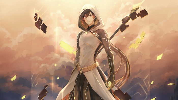 Zhongli from Genshin Impact in