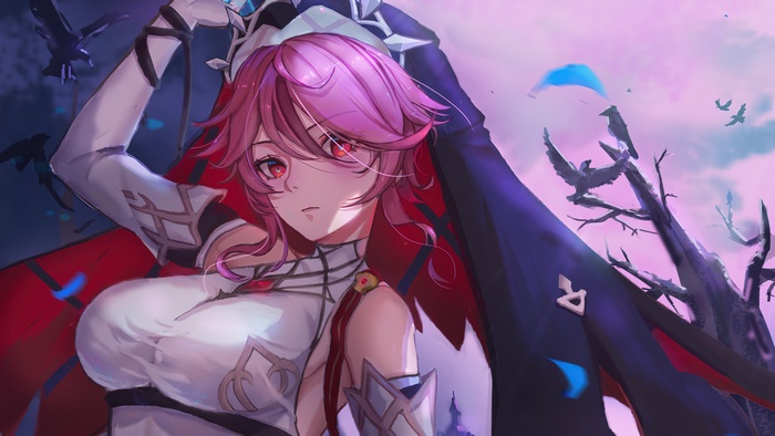 Rosaria from Genshin Impact 4K