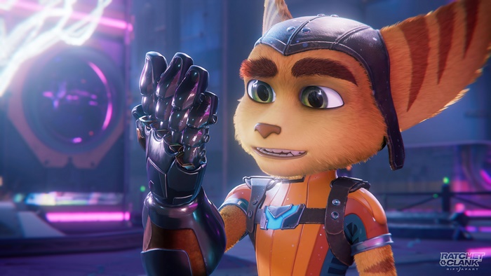Ratchet from Ratchet & Clank: Rift Apart in 4K