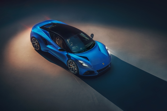 Blue 2021 Lotus Emira First Edition Supercar