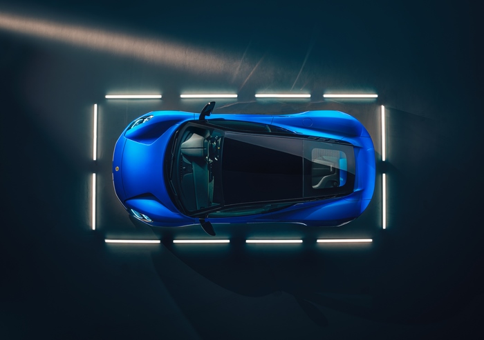 Blue 2021 Lotus Emira First Edition Supercar