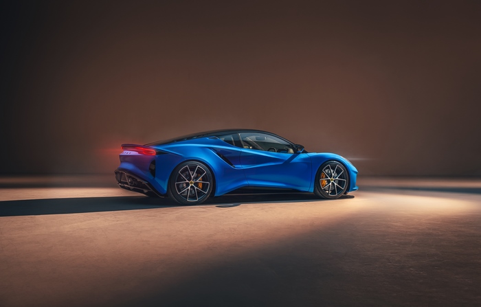 Blue 2021 Lotus Emira First Edition Supercar