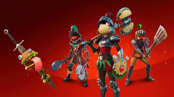 Fortnite Knights of the Food Court 4K