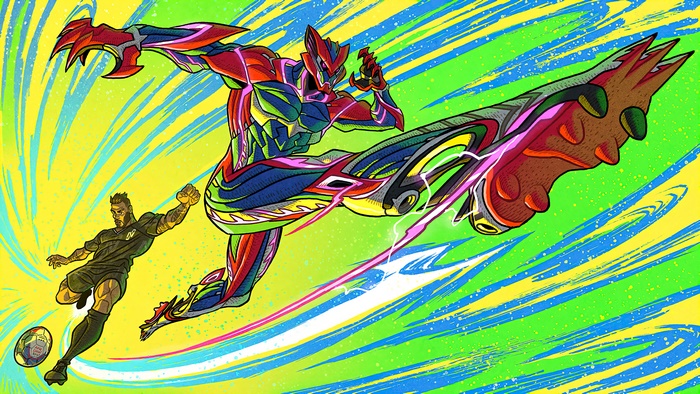 Neymar Jr. from Fortnite in a loading screen