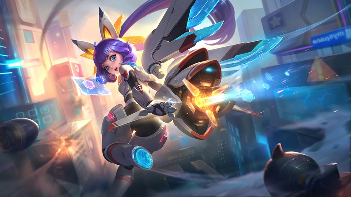 Nana Mecha Baby from Mobile Legends 4K
