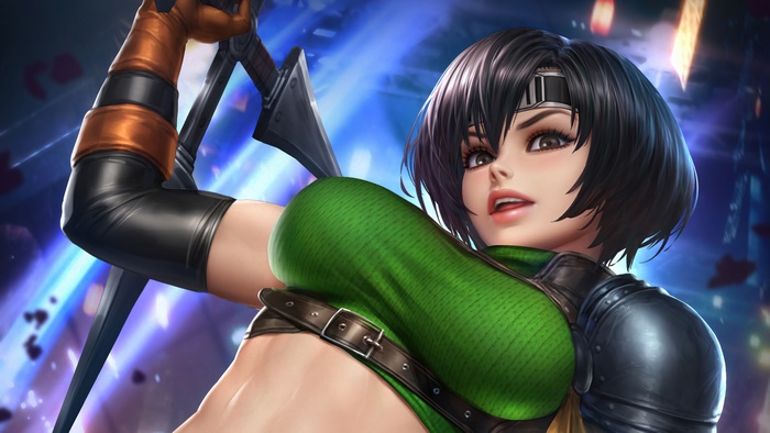 Yuffie Kisaragi from Final Fantasy 7 Remake 4K
