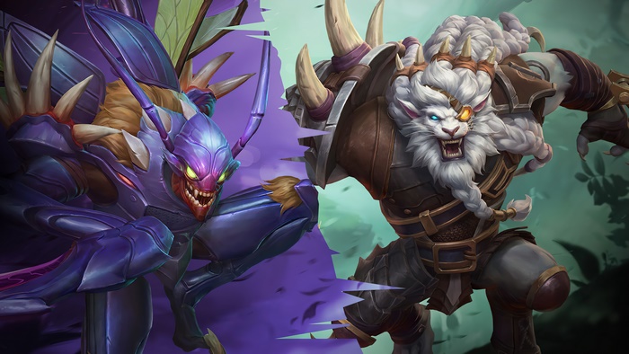 Kha'Zix and Rengar from Wild Rift 4K