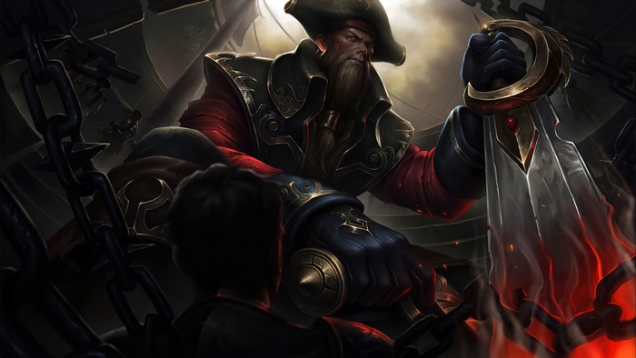 Gangplank from League of Legends 4K