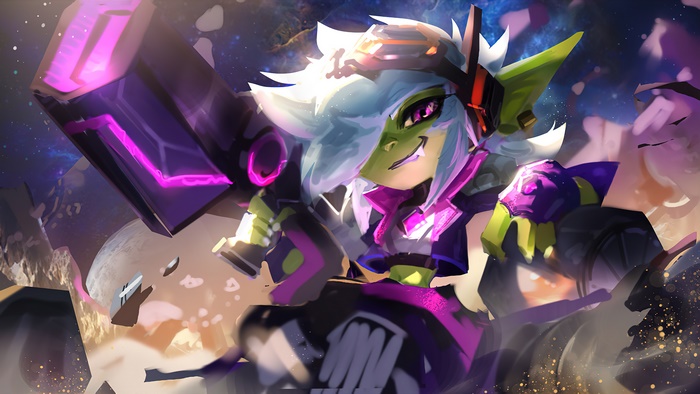 Tristana the Galactic Gunner from League of Legends