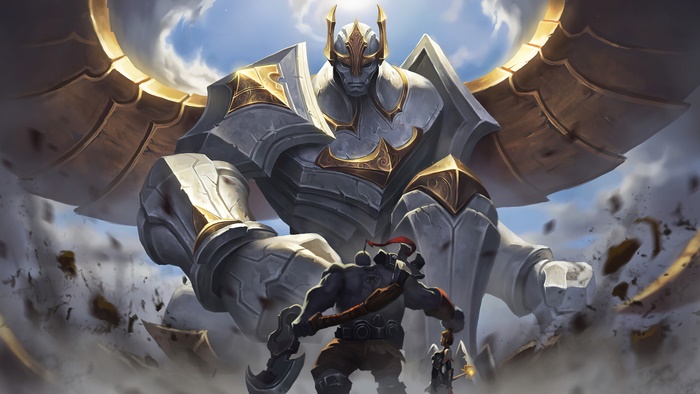 Galio from League of Legends 4K Art
