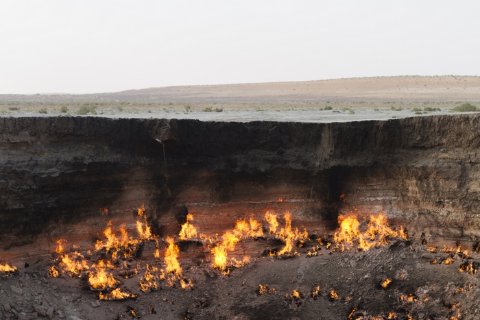 Darvaza Gas Crater in Turkmenistan