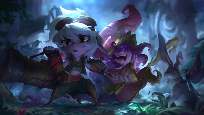 Tristana and Lulu from League of Legends 4K