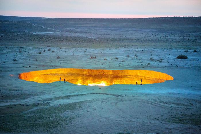 Darvaza Gas Crater in Turkmenistan